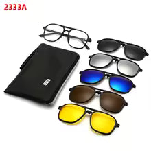 lunettes de soleil polarisées 6 en 1